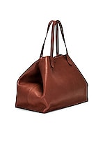 The Row XL Idaho Tote Bag in Cognac SHG, view 4, click to view large image.