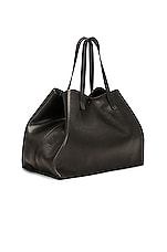 The Row XL Idaho Tote Bag in Black SHG, view 4, click to view large image.