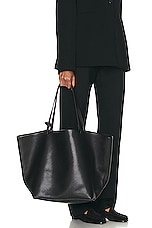 The Row XL Park Tote Bag in Black SHG, view 2, click to view large image.