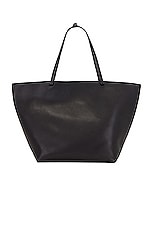 The Row XL Park Tote Bag in Black SHG, view 3, click to view large image.