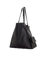 The Row XL Park Tote Bag in Black SHG, view 4, click to view large image.