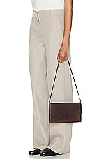 The Row Large Envelope Bag in Dark Khaki SHG, view 2, click to view large image.