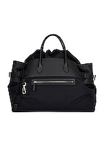 The Row Margaux 17 Inside Out Bag in Dark Navy & Black | FWRD