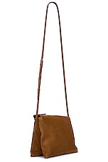 The Row Nu Twin Crossbody Bag in Desert PLD, view 3, click to view large image.