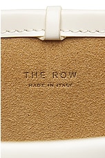 The Row Small North South Park Tote Bag in Ivory SHG, view 5, click to view large image.