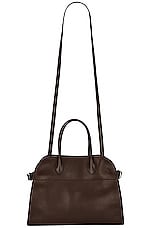 The Row Soft Margaux 12 Bag in Deep Brown Pld FWRD