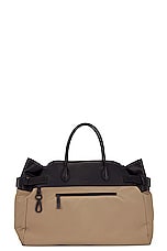 The Row Margaux 17 Inside Out Bag in Barley & Black, view 1, click to view large image.