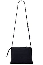 The Row Nu Twin Crossbody Bag in Dark Navy PLD, view 3, click to view large image.