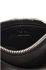 The Row Zipped Keychain Pouch in Black PLD, view 6, click to view large image.