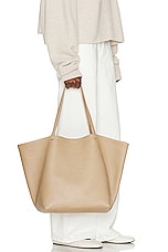 The Row XL Park Tote Bag in Light Taupe PLD, view 2, click to view large image.