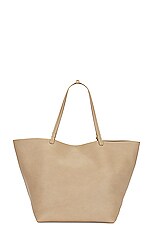 The Row XL Park Tote Bag in Light Taupe PLD, view 3, click to view large image.