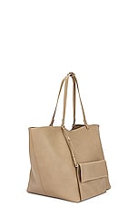 The Row XL Park Tote Bag in Light Taupe PLD, view 4, click to view large image.