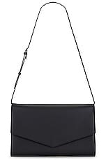 The Row Large Envelope Bag in Black SHG, view 1, click to view large image.