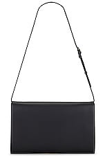 The Row Large Envelope Bag in Black SHG, view 3, click to view large image.