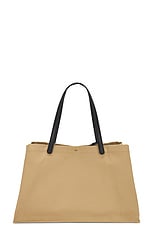 The Row XL Idaho Tote Bag in Beige SHG, view 3, click to view large image.
