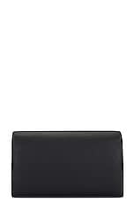 The Row Sofia Continental Wallet in Black, view 3, click to view large image.