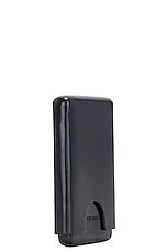The Row Boxy Card Case in Black, view 3, click to view large image.