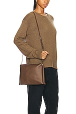 The Row NU Twin Bag in Dark Olive PLD, view 2, click to view large image.