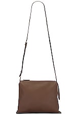 The Row NU Twin Bag in Dark Olive PLD, view 3, click to view large image.