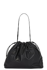 The Row Angy Hobo Bag in Black PLD, view 3, click to view large image.