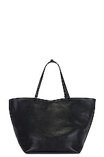 The Row XL Park Tote Bag in Black PLD, view 3, click to view large image.