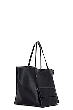 The Row XL Park Tote Bag in Black PLD, view 4, click to view large image.