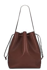 The Row Belvedere Bag in Coffee PLD, view 1, click to view large image.