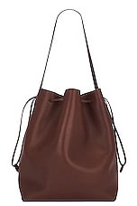 The Row Belvedere Bag in Coffee PLD, view 3, click to view large image.