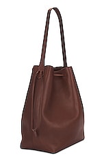 The Row Belvedere Bag in Coffee PLD, view 4, click to view large image.