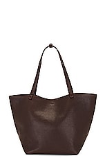 The Row Park Tote Three in Brown, view 1, click to view large image.