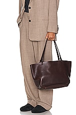 The Row Park Tote Three in Brown, view 2, click to view large image.