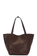 The Row Park Tote Three in Brown, view 3, click to view large image.