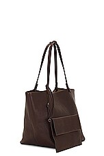 The Row Park Tote Three in Brown, view 4, click to view large image.