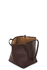 The Row Park Tote Three in Brown, view 5, click to view large image.