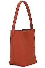The Row Small N/S Park Tote Bag in Rust Pld, view 4, click to view large image.