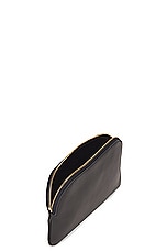 The Row EW Circle Pouch in Black ANG, view 4, click to view large image.