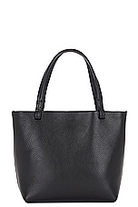 The Row Park Tote Small in Black, view 3, click to view large image.