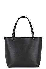 The Row Park Tote Small in Black, view 4, click to view large image.