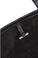 The Row Park Tote Small in Black, view 7, click to view large image.