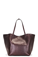 The Row XL Park Tote in Brown, view 1, click to view large image.