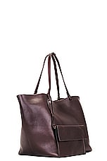 The Row XL Park Tote in Brown, view 4, click to view large image.