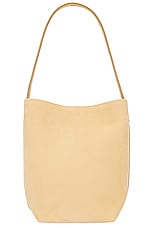 The Row Small Park Tote in CROISSANT, view 3, click to view large image.