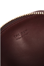 The Row Circle Pouch 2 in Burgundy, view 5, click to view large image.