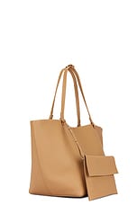 The Row Park Tote Three in Cinnamon, view 3, click to view large image.