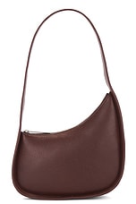 The Row Half Moon Bag in Burnt Wood, view 3, click to view large image.