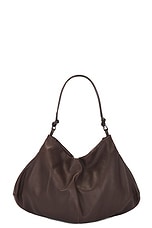 The Row Samia Bag in DARK BROWN, view 1, click to view large image.