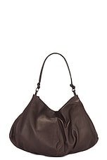The Row Samia Bag in DARK BROWN, view 2, click to view large image.