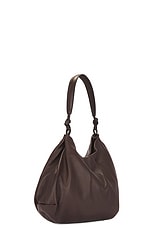 The Row Samia Bag in DARK BROWN, view 3, click to view large image.