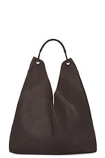 The Row Bindle 3 Bag in Dark Brown & Black, view 1, click to view large image.