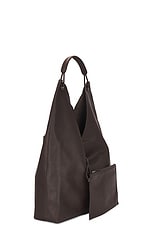 The Row Bindle 3 Bag in Dark Brown & Black, view 4, click to view large image.